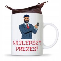 Dla Prezesa Viceprezesa Kubek Najlepszy Prezes Z Nadrukiem Ze Zdjęciem