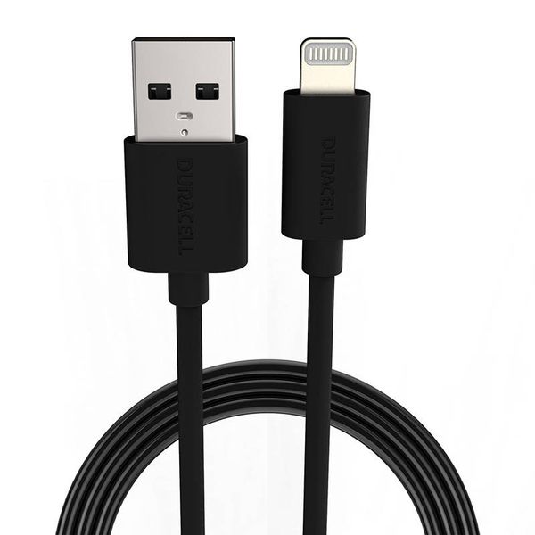 Kabel USB do Lightning Duracell 1m (czarny) zdjęcie 1