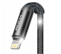Kabel Rock USB typ C - Apple Lightning 1 m czarny
