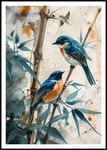 Plakat 68x98cm Trzy Ptaki na Arena.pl