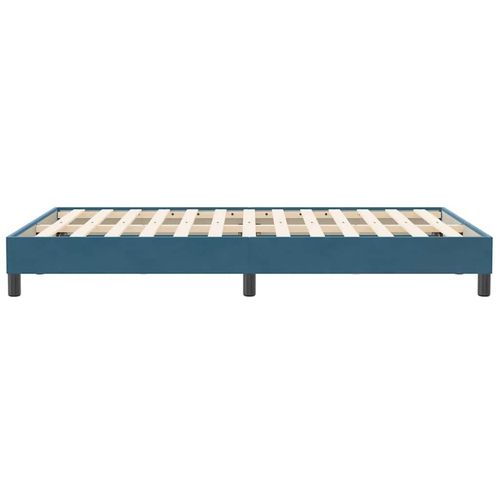 Łóżko typu Box Spring bez materaca Ciemnoniebieskie 120x210 cm na Arena.pl