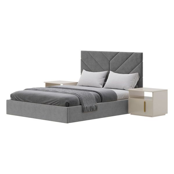 Łóżko Sypialniane Adams, eleganckie i wygodne. zdjęcie 1