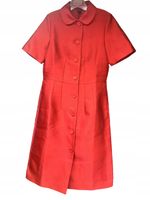 Damska koszulowa Sukienka czerwona rozpinana guziki rozmiar 40