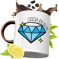 Kubek Bordowy Dla Cioci Na Urodziny Prezent Z Nadrukiem Ze Zdjęciem