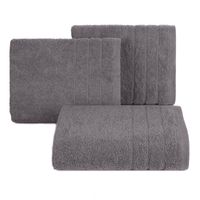 Ręcznik 50x90 cm Reni stalowy frotte 500 GSM miękki i elegancki