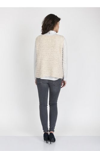 Sweter SWE119 Beige - MKM Beżowy S na Arena.pl