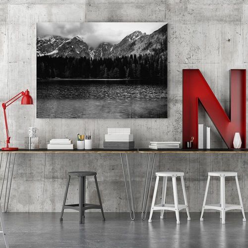 Obraz na płótnie - Canvas, Góry nad jeziorem 2 60x40 na Arena.pl