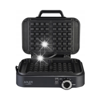 Mocna gofrownica 2000W na 2 duże gofry regulacja temperatury powłoka XXL