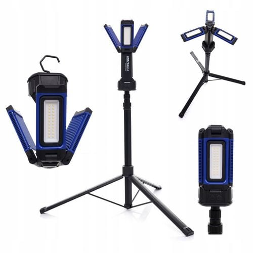 Lampa Budowlana Halogen na Stojaku zmienna 4500 Lm Kraft&Dele 4000 Amh USB na Arena.pl