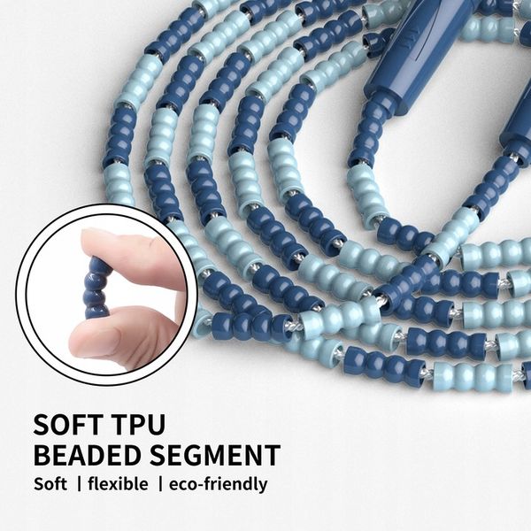 Skakanka miękka PROIRON, niebieska zdjęcie 3