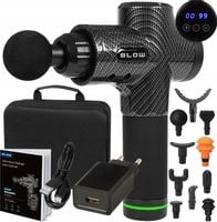 PISTOLET DO MASAŻU PLECÓW CIAŁA STÓP MASAŻER MASSAGE GUN 10 KOŃCÓWEK ZESTAW