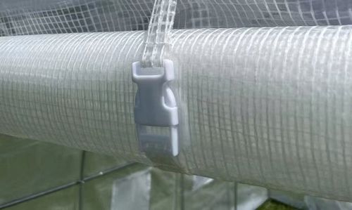 Tunel ogrodowy foliowy biały szklarnia folia 3x2x2m 6 m² 2 wejścia na Arena.pl