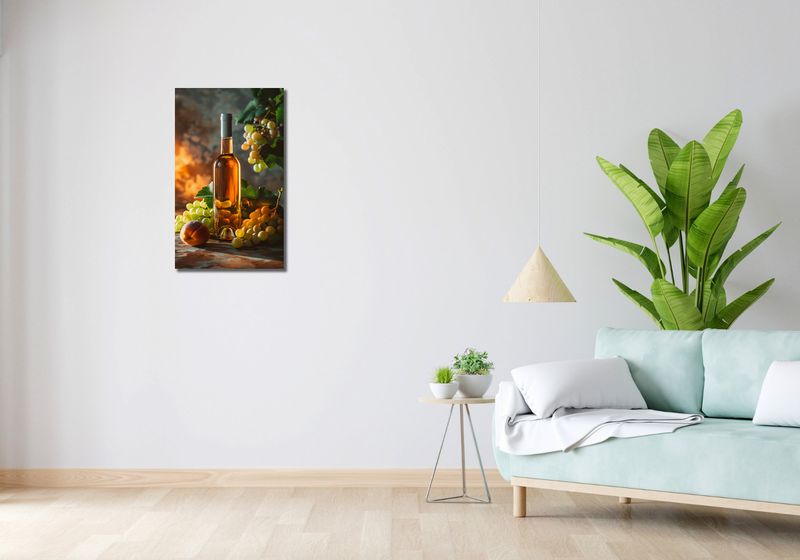 Obraz 40x70cm Bursztynowe Wino zdjęcie 2