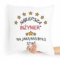Poduszka Dla Inżyniera Na Prezent Na Urodziny Z Nadrukiem Ze Zdjęciem