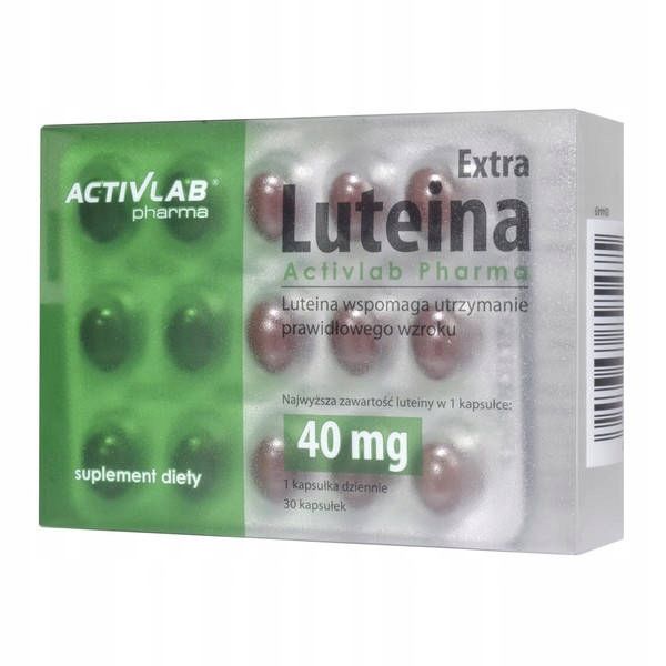 Activlab Luteina Extra 40mg Zdrowy Wzrok 30 kaps zdjęcie 5