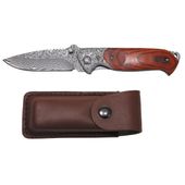 NÓŻ DAMASCEŃSKI 71 WARSTW STALI KUTEJ FOX OUTDOOR