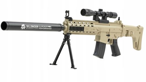 KARABIN NA KULKI SNAJPERSKI MK13 ASG IMITACJA BRONI NA KULKI 6MM REPLIKA na Arena.pl