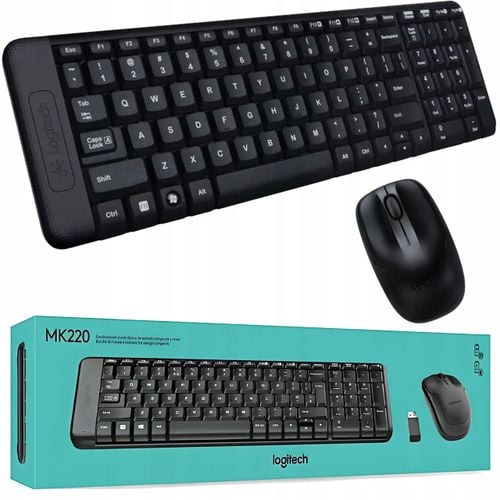 Zestaw bezprzewodowy Logitech MK220 na Arena.pl