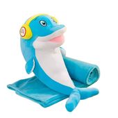 Maskotka Kocyk 2W1 Delfin 20164