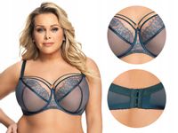 Biustonosz GORSENIA K496 PARADISE, ZIELONY, 75M