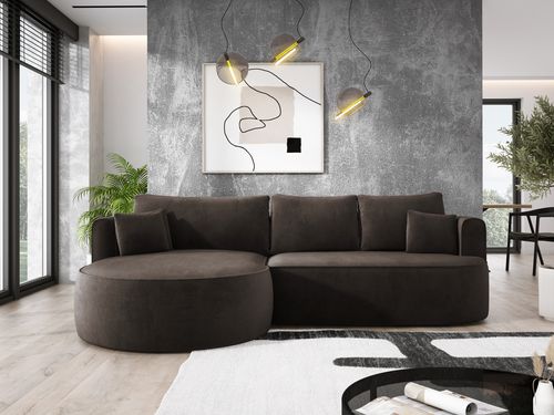 Narożnik FIORE Stylowy Narożnik z Mechanizmem Rozkładania Lewy SALVADOR 4 na Arena.pl