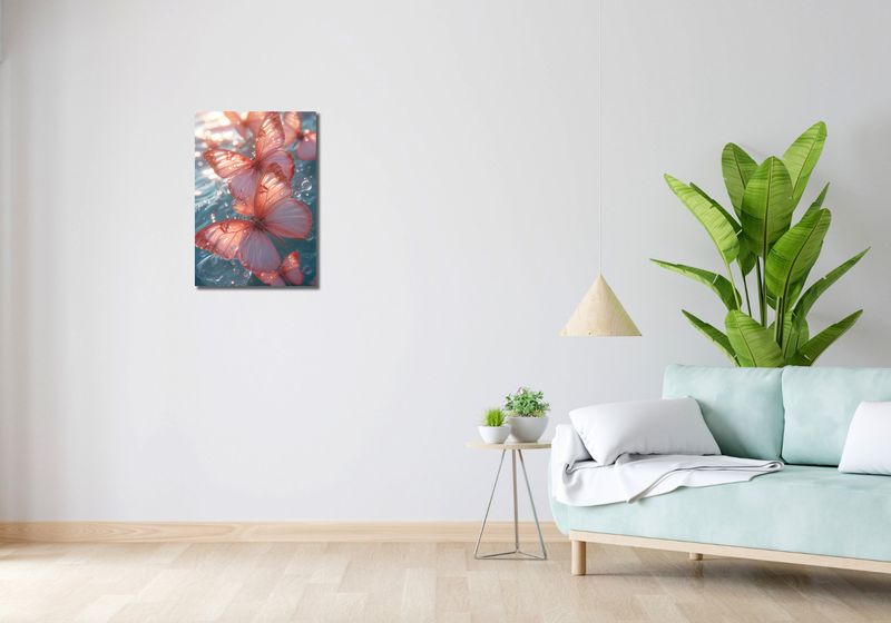 Obraz 40x60cm Świetliste Motyle zdjęcie 2