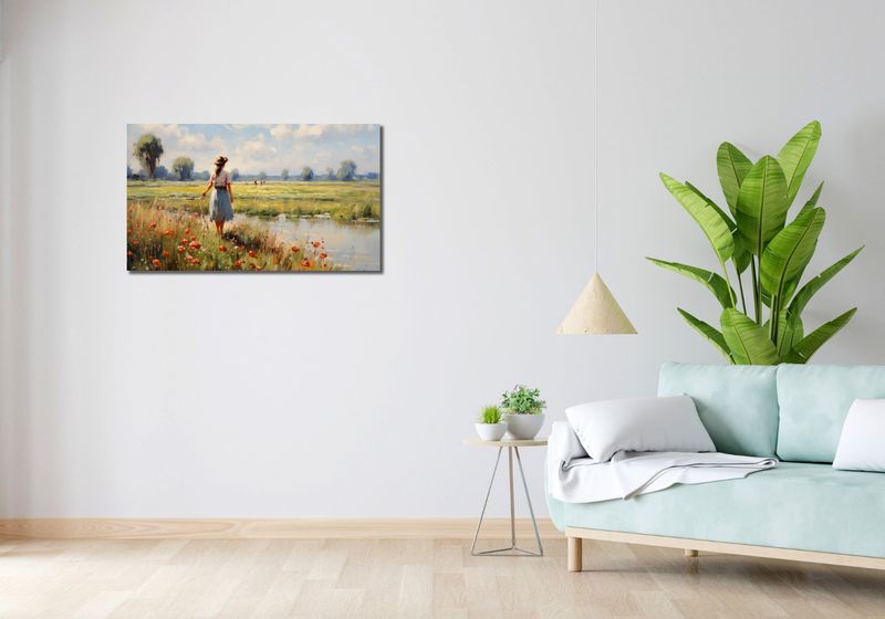 Obraz 90x50cm Wiejski Spokój zdjęcie 2