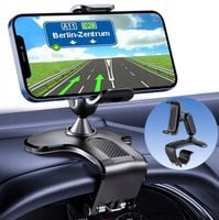 UCHWYT DO SAMOCHODU NA TELEFON KOKPIT DESKĘ LUSTERKO Z KLIPS OBROTOWY 360°