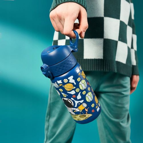 Stalowy bidon na wodę butelka na napoje Kosmonauta Kosmos Planety ION8 0,4l na Arena.pl