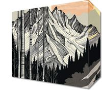 Obraz 20x20cm Drzeworys Górski