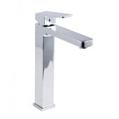 Bateria umywalkowa wysoka nablatowa kwadratowa łazienkowa - Yoka