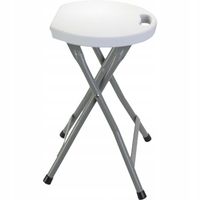 Składany Stołek TABORET krzesło Campingowe Antypoślizgowe krzesełko Goliat