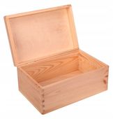 SKRZYNKA KUFER PUDEŁKO DREWNIANE DECOUPAGE 30x20