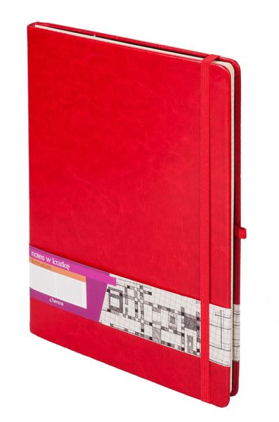 NOTES FORMALIZM A4 KRATKA 192K CZERWONY ANTRA zdjęcie 1
