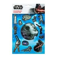Zestaw Naklejek - Metalicznych (1 ark.), Papierowych (7 ark.), Star Wars