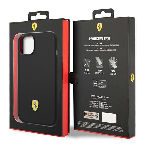Etui Ferrari do iPhone 15, iPhone 14, iPhone 13, Czarny zdjęcie 8