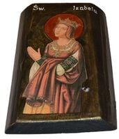 Ikona Święta Izabela patronka ludzi chorych