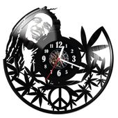 Zegar ścienny z płyty winylowej Bob Marley 497.14