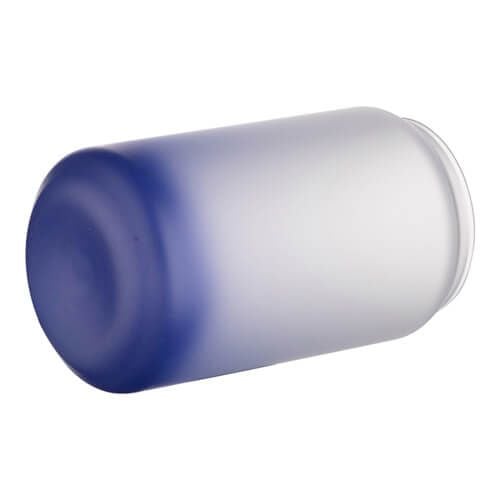 Szklanka 400 ml szroniona do sublimacji - granatowy gradient zdjęcie 2