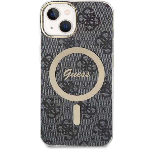 Etui Guess do iPhone 15, iPhone 14, iPhone 13, Czarny, MagSafe zdjęcie 2