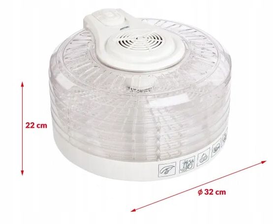 SUSZARKA SPOŻYWCZA DO GRZYBÓW MPM MSG-02 5 SIT BPA Free zdjęcie 5