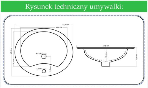 Umywalka Ceramiczna Calipso na Arena.pl