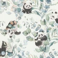 TAPETA ZWIERZĘTA LAS PANDA DZIECIĘCA FLIZELINOWA