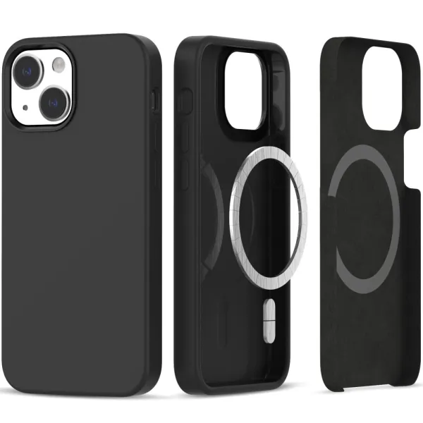 Etui Tech-Protect Silicone MagSafe na iPhone 13 / 14 - czarne zdjęcie 1