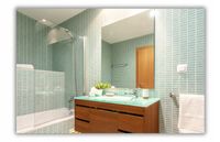 LUSTRO SREBRNE KLASYCZNE BEZRAMOWE 50x70 CM SZLIFOWANE