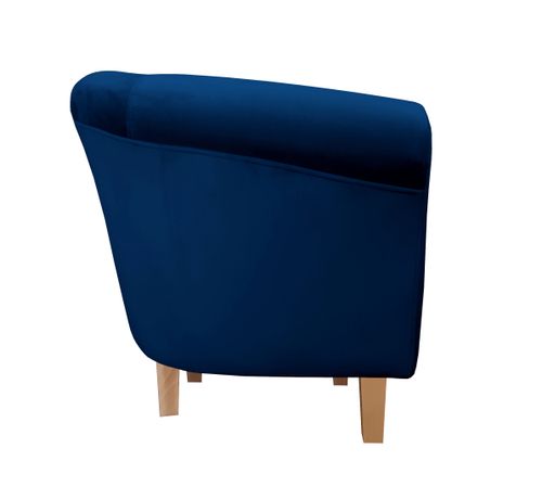 Fotel Milo nogi buk granatowy MG16 na Arena.pl