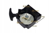 Rozrusznik starter kosy KAWASAKI TJ45E, TJ45