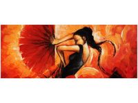 100X40CM HISZPAŃSKIE BOLERO OBRAZ DREWNO