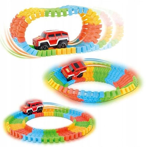 MAGICZNY TOR SAMOCHODOWY ŚWIECĄCY 200 el AUTO MOST GLOW TRACKS na Arena.pl