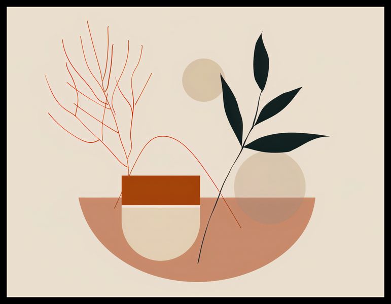 Plakat 65x50cm Botaniczna Przymiarka zdjęcie 2